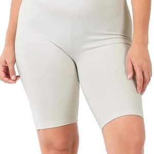 High-Rise Cream Women’s Bike Shorts